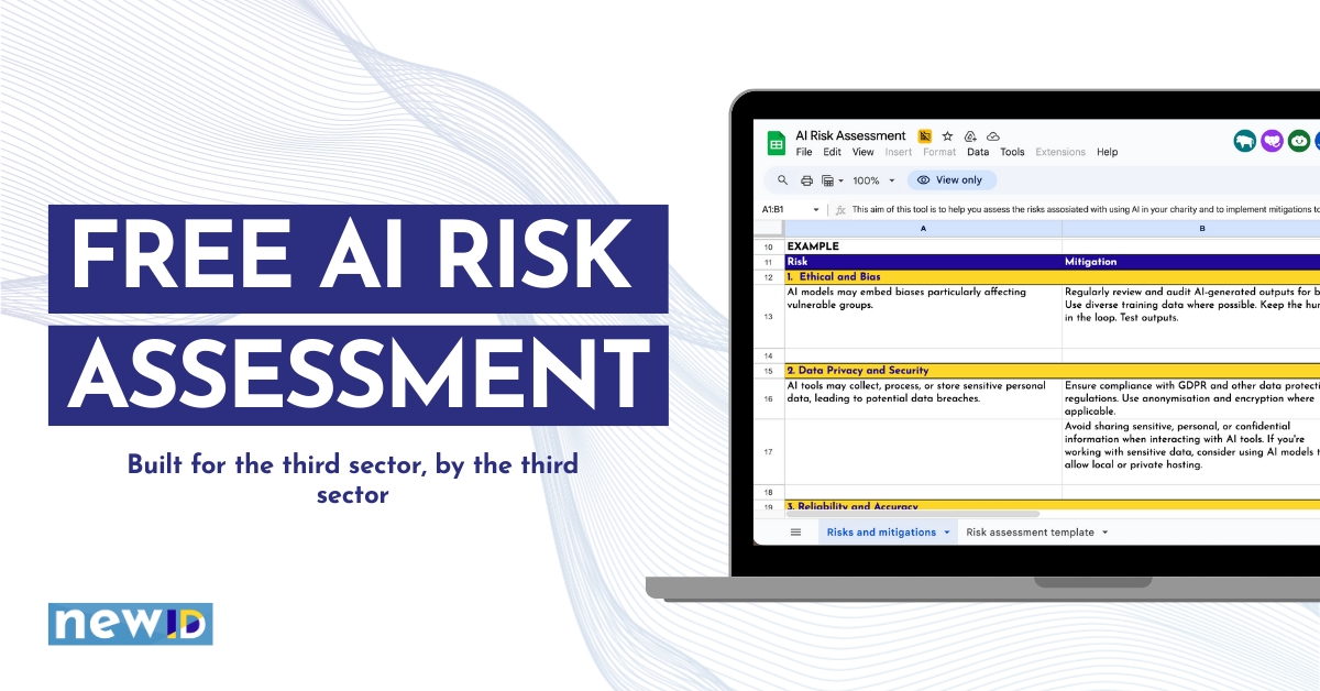 Free AI Risk Assessment Tool for the Third Sector