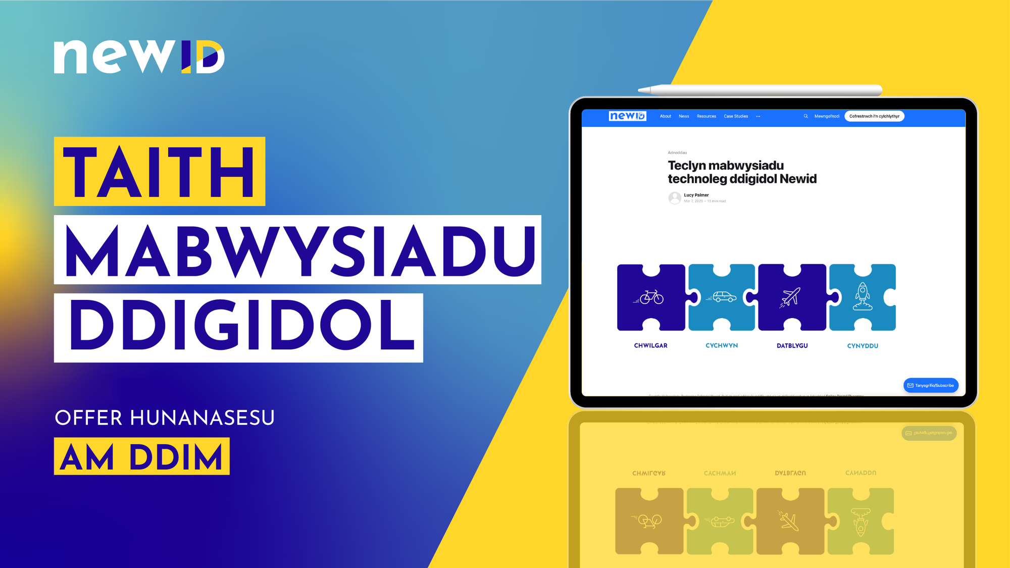 Teclyn mabwysiadu technoleg ddigidol Newid