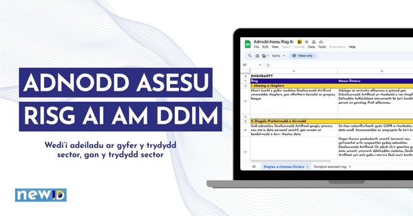 Adnodd Asesu Risg AI Am Ddim i’r Trydydd Sector